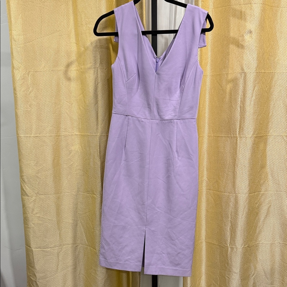 Milly Light Purple Sleeveless Midi Dress